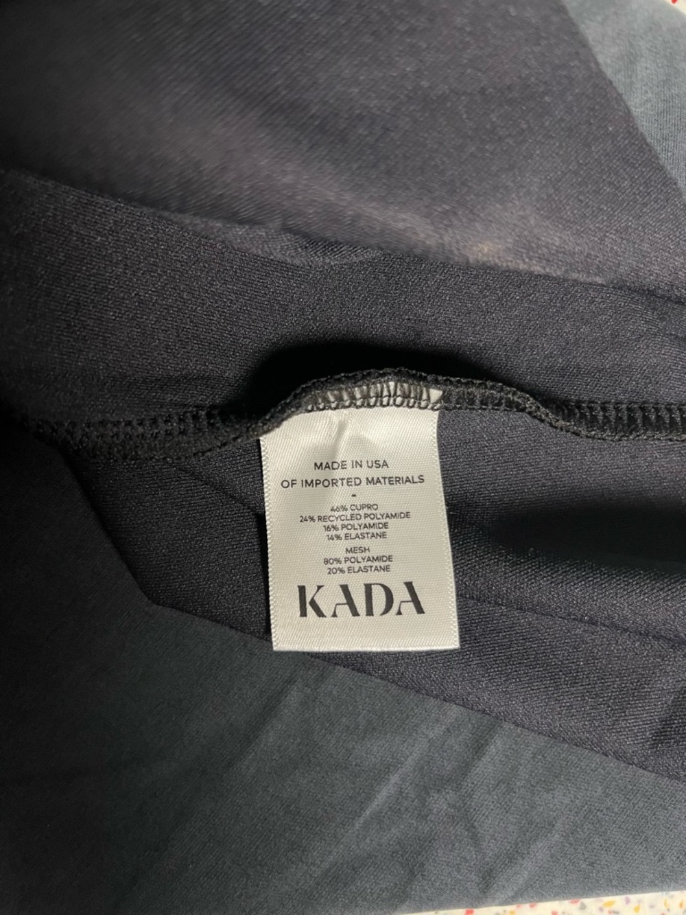 Kada NWT The Sculpt Racerback Midi Dress Sleeveless Shift Charcoal Size XS - Picture 7 of 11